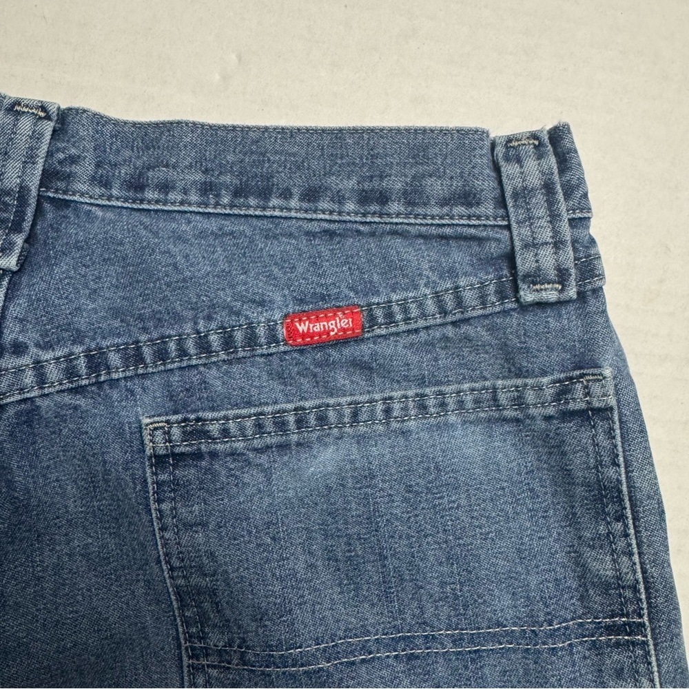 Wrangler Five Star Premium Straight Leg Carpenter Jeans In Blue Men's: 32x30 - Picture 4 of 6